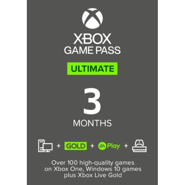 3-Month Xbox Game Pass Ultimate: A Game Changer for Xbox One and PC!